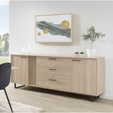 thumbnail of Matelpro - Buffet/bahut moderne 220 cm chêne sable Madera - Moderne & Design -Chêne sable -  -Types de portes: Battantes