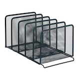 thumbnail of Relaxdays Dokumentenhalter Schreibtisch, 5 Fächer, Metall, HBT: 19 x 20,5 x 37,5 cm, stehende Ablagefächer, anthrazit