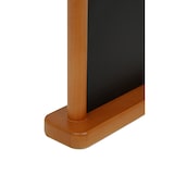 thumbnail of METRO PROFESSIONAL Gastro Tischaufsteller mit Kreidetafel, Teakholz, 23.3 x 20 x 6 cm, braun