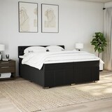 thumbnail of vidaXL Boxspringbett mit Matratze Schwarz 200x200 cm Stoff