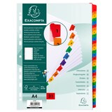 thumbnail of EXACOMPTA Jeu d'intercalaire numérique 31 positions en carte Blanche 170g, onglets Mylar®. Format A4.