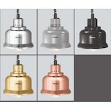 thumbnail of Warmhoudlamp | Zilver | Hoogglans | 1 Infraroodlamp Incandescent | 230V | 230x230x250(h)mm