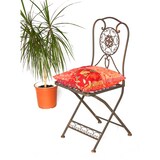 thumbnail of Gartenstuhl Metall Tecla 17921 Metallstuhl Stuhl Garten Vintage Eisen Nostalgie Eisenstuhl Braun Antik