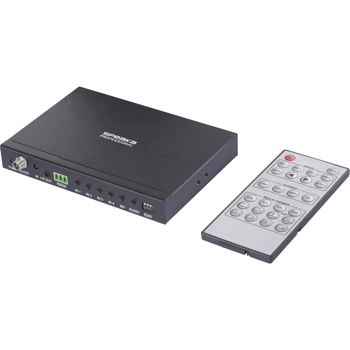 SpeaKa Professional SP-HDS-QMV200 4 Port HDMI Quad Multi-Viewer mit Picture in Picture-F SP-13596616