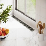 thumbnail of Lüftungsgitter Alu Heizungsabdeckung b 60mm x L 1000mm Edelstahl eloxiert