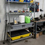 thumbnail of Bac de rétention 70l empilable avec caillebotis - plast'up rotomoulage - GRIS