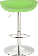 thumbnail of Décoshop26 - Barhocker mit höhenverstellbarem und drehbarem Sitz aus grünem Kunststoff verchromten Metall-Tulpenbeinen mit 10_0000380