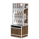 thumbnail of Meuble présentoir a épicerie distributeur vrac alimentaire 1200x800x2100 soit 12 distributeurs