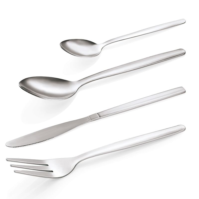 192 tlg. Besteckset Gastro NP80 ECO, Chromstahl 18/0 je 48 Teile