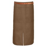 thumbnail of Bistroschürze mit Schlitz, Canvas, B68 x L86cm, Fb. toffee : 100% Baumwolle (10,02oz.) : toffee