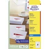 thumbnail of AVERY Zweckform Inkjet Adress-Etiketten, 63,5 x 38,1 mm