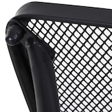 thumbnail of Mesa de Jardín Cuadrada Mesa Auxiliar Exterior con Estructura de Metal para Patio Terraza Balcón Carga 30 kg 45x45x50 cm