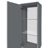 thumbnail of Badezimmermöbel-Set Spiegelschrank Waschtisch Badschrank grau mit Füßen V-90.59F-01