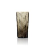 thumbnail of Bazar Bizar Longdrinkglas van glas 10x10x17.5 cm rookbruin