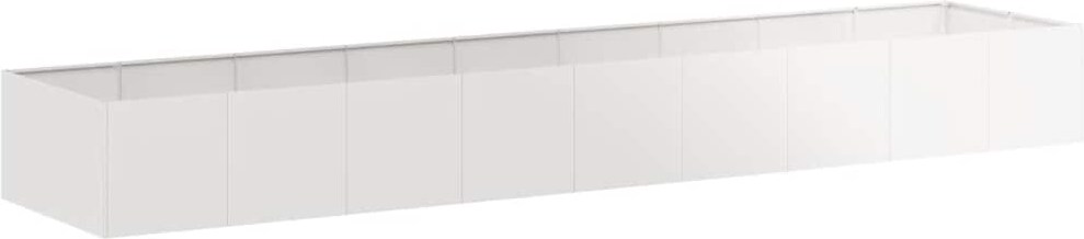 vidaXL Pflanzkübel 360x80x40 cm Edelstahl