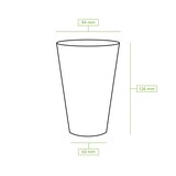 thumbnail of greenbox - Vaso de PLA transparente 400 ml / 16 oz, Ø 95 mm, 800 ud.