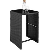 thumbnail of tectake Conjunto de ratán y aluminio Bistró Hamburgo  negro - 404208