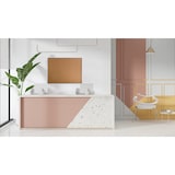thumbnail of ALLBoards Lavagna in Sughero con Cornice Argento in Legno 90x60cm, Bacheca Sughero per Puntine Spille Memoboard