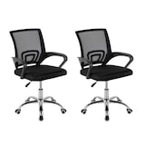 thumbnail of Pack de 2 Sillas de Oficina DASCK – Sillas Ergonómicas de Malla con Altura Ajustable y Base Cromada