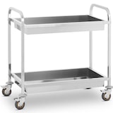 thumbnail of Royal Catering - Royal Catering Chariot de service de cuisine (2 cavités de débarras, 320 kg, 101 x 55 x 96,50 cm, 62 cm de distance, roues