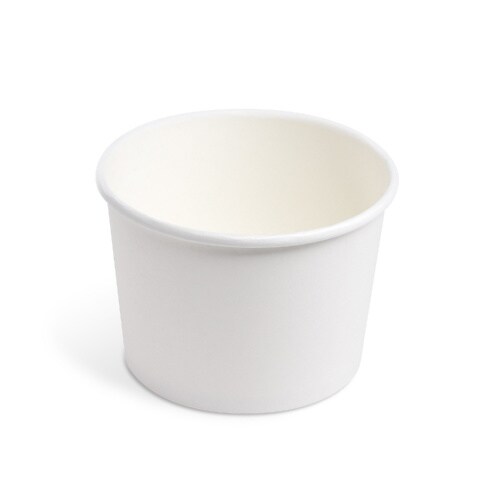 900 Papierbecher 500 ml S Weiß rund - Hochwertig und umweltfreundlich
