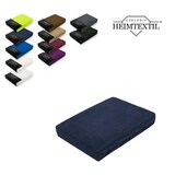 thumbnail of Frottee Spannbettlaken Rundumgummizug Marke 180 x 200 cm Navyblau