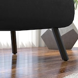 thumbnail of HOMCOM sofá cama convertible sillón cama triple pliegue con respaldo ajustable de 5 niveles y almohada acolchada carga 120 kg 63x73x81 cm negro