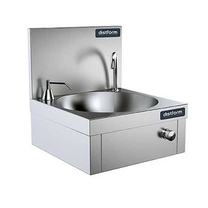 Lavamanos Mural con Peto de Inox con Caño Giratorio Distform