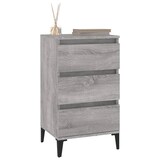 thumbnail of Table de chevet sonoma gris 40x35x70 cm bois d'ingénierie – Modèle Vision Nuit