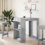 thumbnail of Table de bar gris béton 102x70x103,5 cm bois d'ingénierie Modèle Sirius Urban