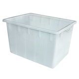 thumbnail of Kunststoffwanne/Wanne 170 Liter, LxBxH 800 x 600 x 490 mm, PE-LD Kunststoff, weiß, lebensmittelecht
