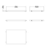 thumbnail of Base Regal 2 lose Regale 37x26,5, Eichendekor.