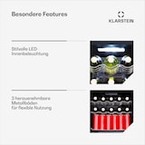 thumbnail of Coachella 60 Smart Getränkekühlschrank | WiFi-Steuerung | Edelstahl-Design | 60 L Silber