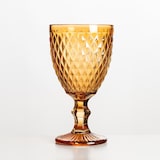 thumbnail of Solycarpa Juego 6 Copas Cristal Transparente (2 Rosa, 2 Azul, 2 Ámbar) para Fiesta, Boda o Bautizo. Ideales para vino, cava o agua.