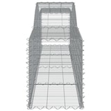 thumbnail of vidaXL Gabionen mit Hochbogen 6 Stk. 400x50x60/80cm Verzinktes Eisen