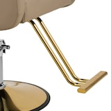 thumbnail of physa - Physa Fauteuil de Coiffure avec Repose-Pieds 53-64 cm 180 kg Beige - Chaise de Salon de Coiffure Siège de Coiffure réglable en