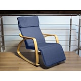 thumbnail of Relax Fauteuil Schommelstoel met Voetsteun Mod. ZEN BLAUW van Yelloo