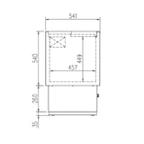 thumbnail of Botellero refrigerado bar, acero  inox. 2 puertas, largo 100 cm. Yostin®
