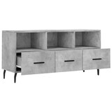 thumbnail of vidaXL TV-Schrank Betongrau 102x36x50 cm Holzwerkstoff