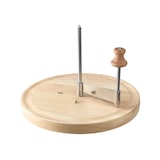 thumbnail of Eva tranche-fromage circulaire en bois de caoutchouc 22cm