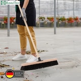 thumbnail of Sehr feiner und weicher Kehrbesen 60cm Breit mit Stiel 140cm Lang Rosshaar-Naturhaar-Borsten Saalbesen mit Holzstiel