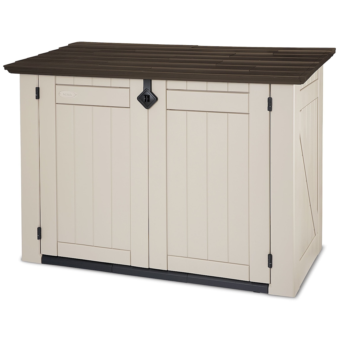 Keter Garten-Gerätebox Store It Out, Polypropylen, 146 x 82 x 125 cm, beige, 1200 L