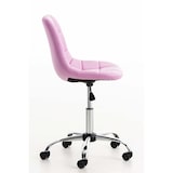 thumbnail of Chaise de bureau Emil similicuir Rose
