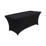 thumbnail of Mesa Plegable 180cm Blanca + Funda Negra Catering 7house