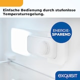 thumbnail of Exquisit Vollraumkühlschrank KS5320-V-H-040E inoxlook-az | 242 l Nutzinhalt | Inoxlook-az