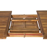 thumbnail of Möbilia 4-tlg. Garten-Sitzgruppe | 1 Tisch, 2 Stühle, 1 Bank | klapp- und verstellbar | Akazie-Holz natur | 31020016 | Serie GARTEN