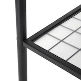 thumbnail of Helloshop26 - Appendiabiti in metallo con asta appendiabiti e ripiano inferiore stile semplice per camera da letto spogliatoio o 12_0007121