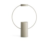 thumbnail of Metall Vase Tischvase 30 cm Beige Deko