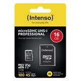 thumbnail of INTENSO Carte MicroSDHC UHS-I Professional Class 10 - 16 Go