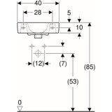 thumbnail of Geberit Handwaschbecken RENOVA PLAN m HL